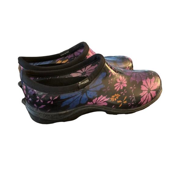 Sloggers Floral Rain Garden Clogs Shoes - Picture 2 of 5